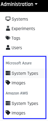 Cloud-specific system types