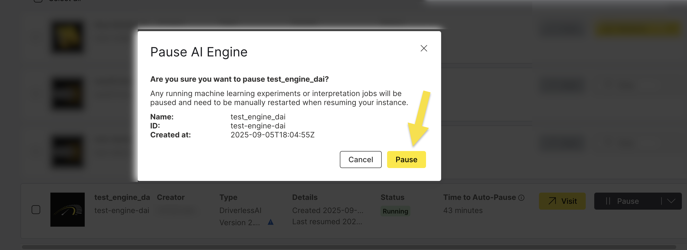 Confirm DAI Engine Pausing