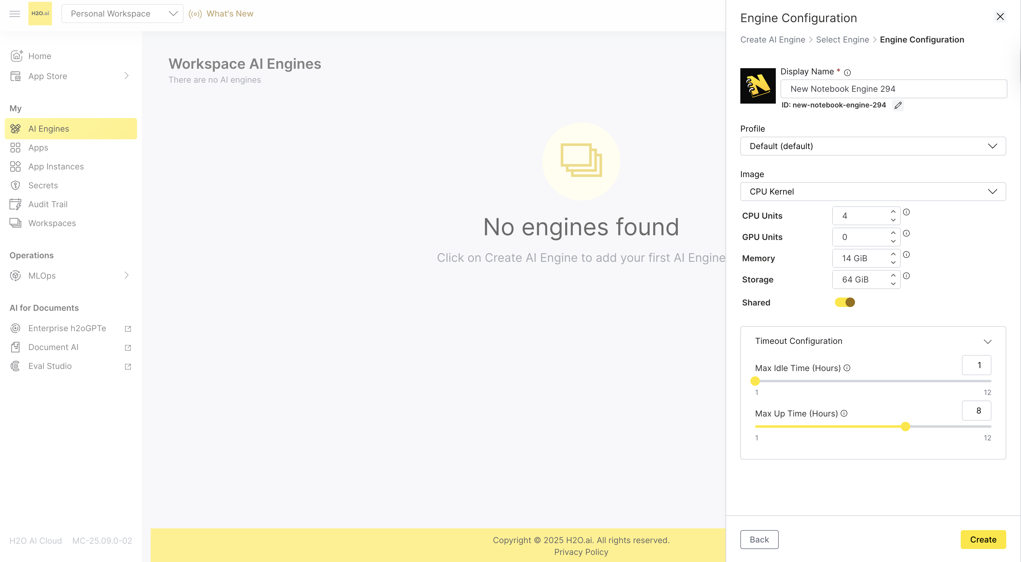 Engine Configuration - Display Name and ID settings