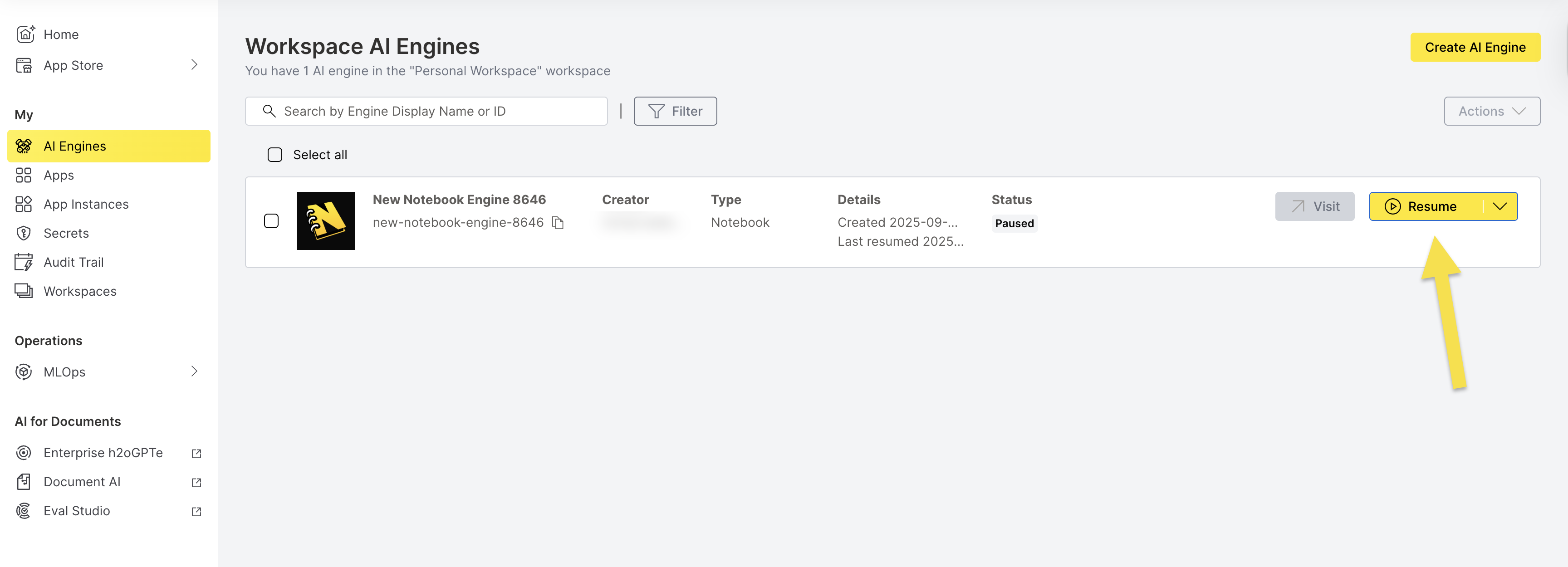 Resume Notebook Engine