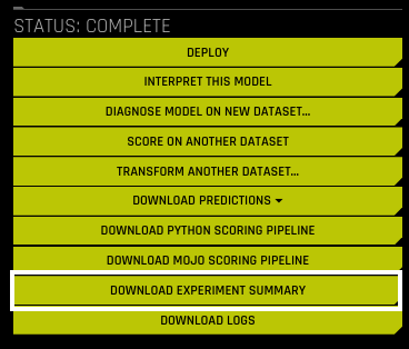 Download Experiment Summary