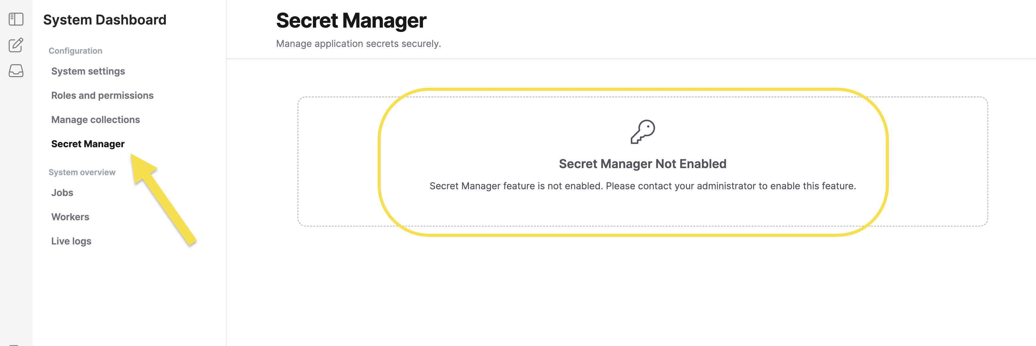 Access Secret Manager
