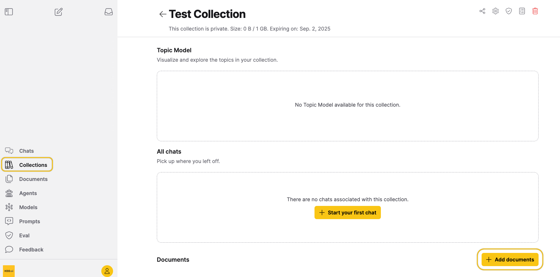Add documents with collection