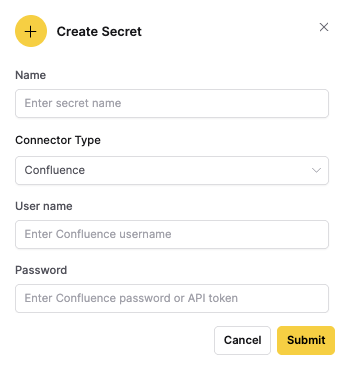 Confluence Credentials