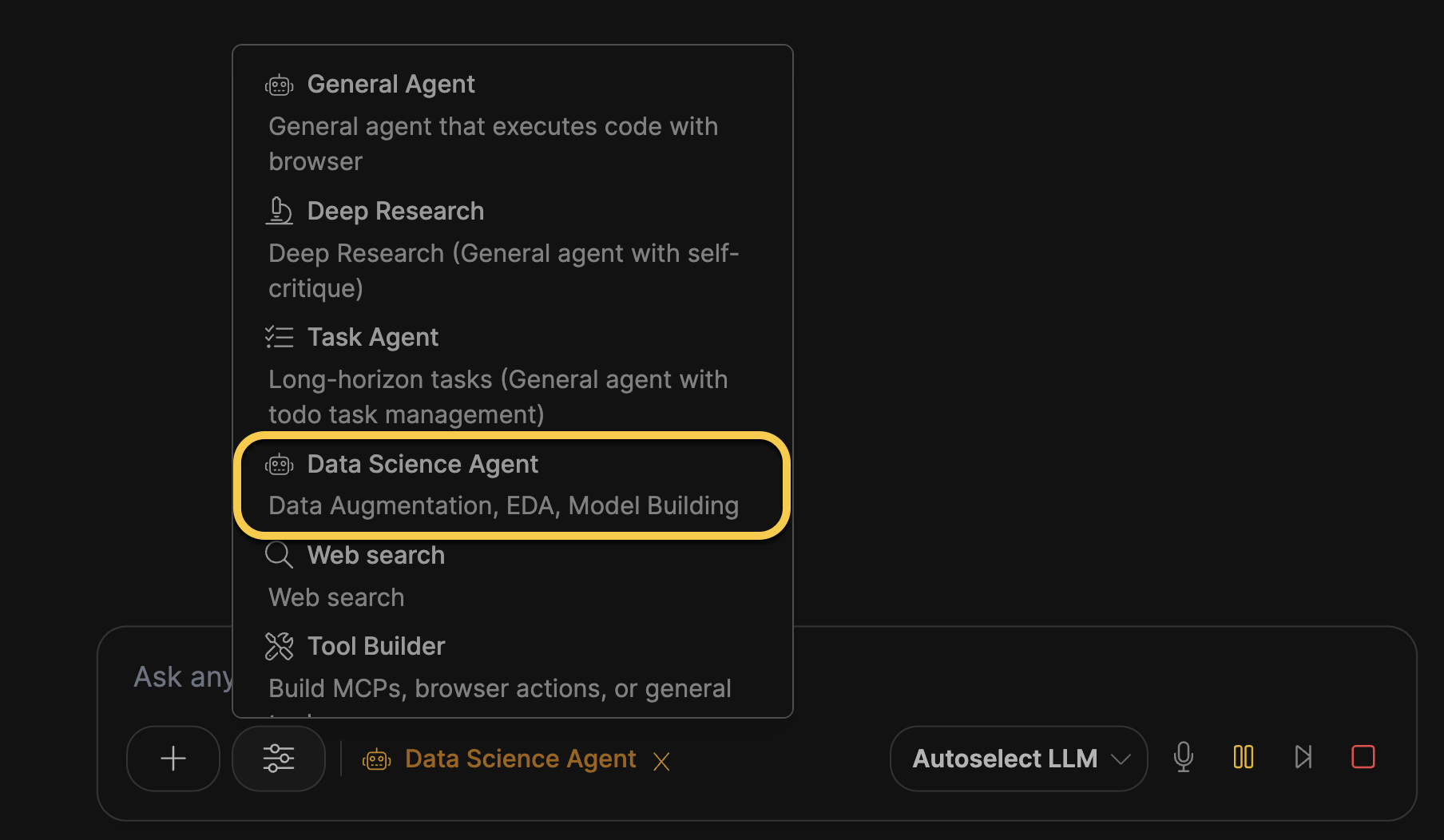 Enable Data Science Agent