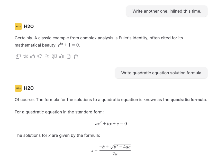 Markdown math rendering