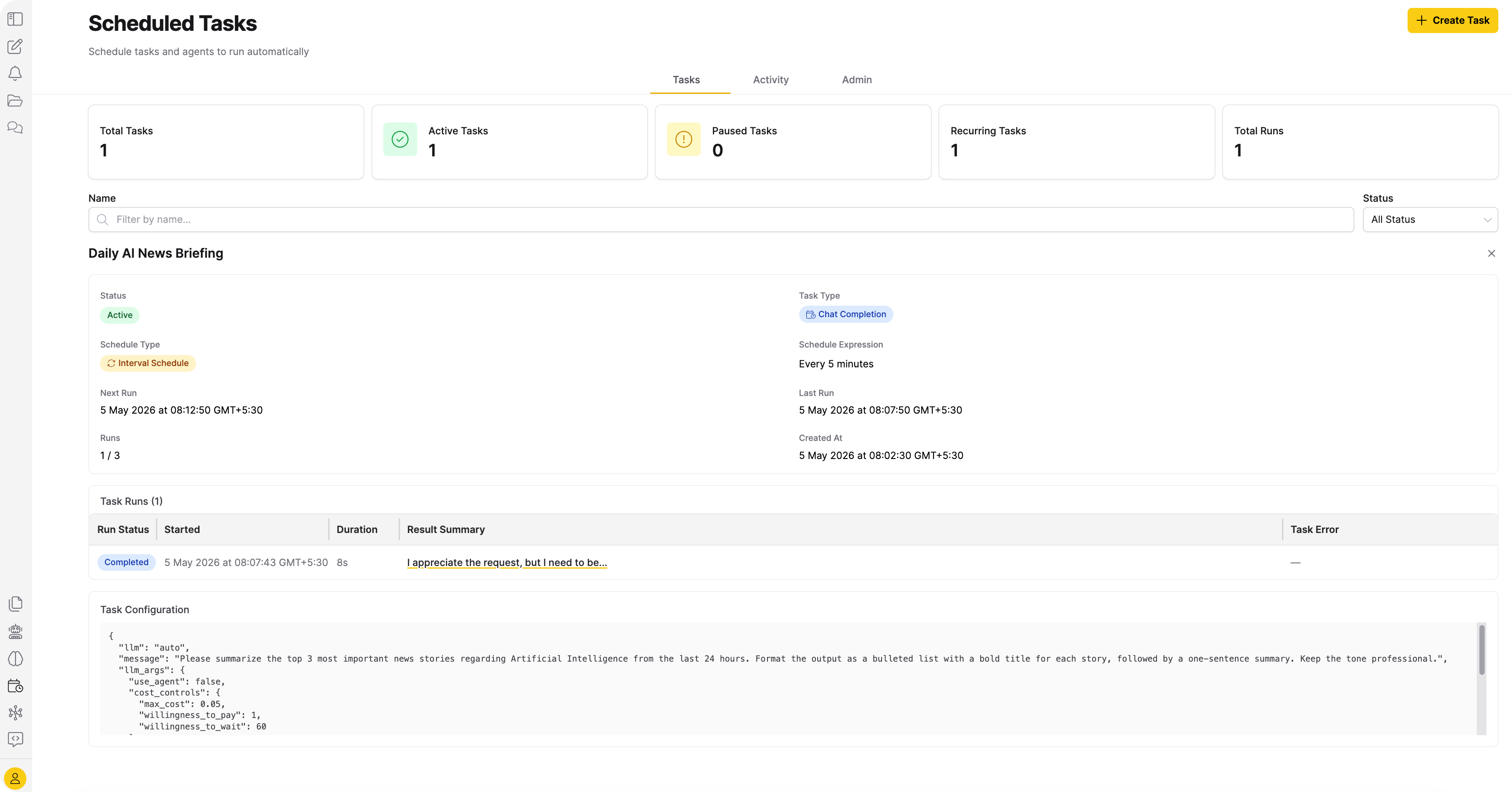 Task Details