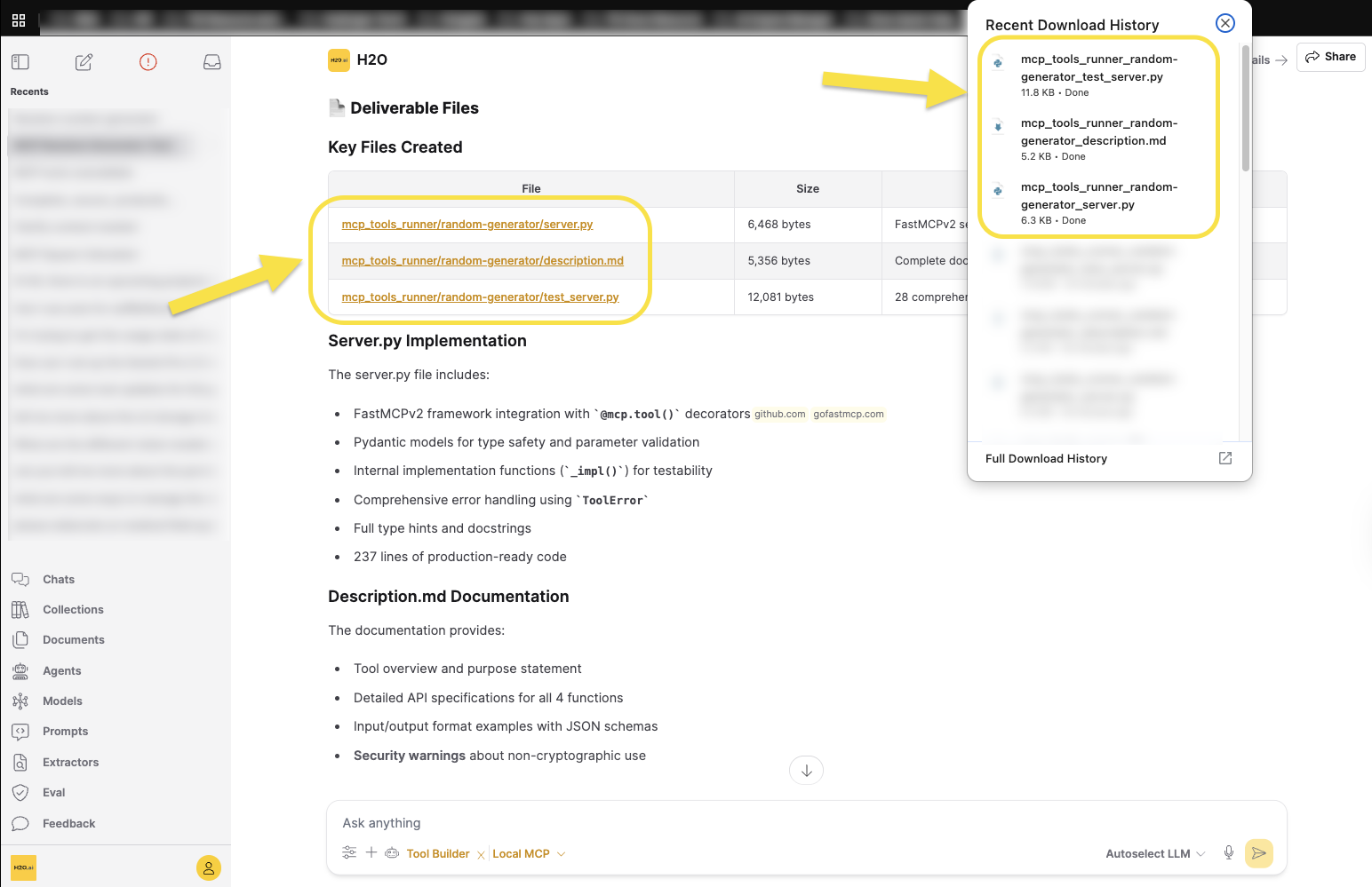Tool Builder generated files-a