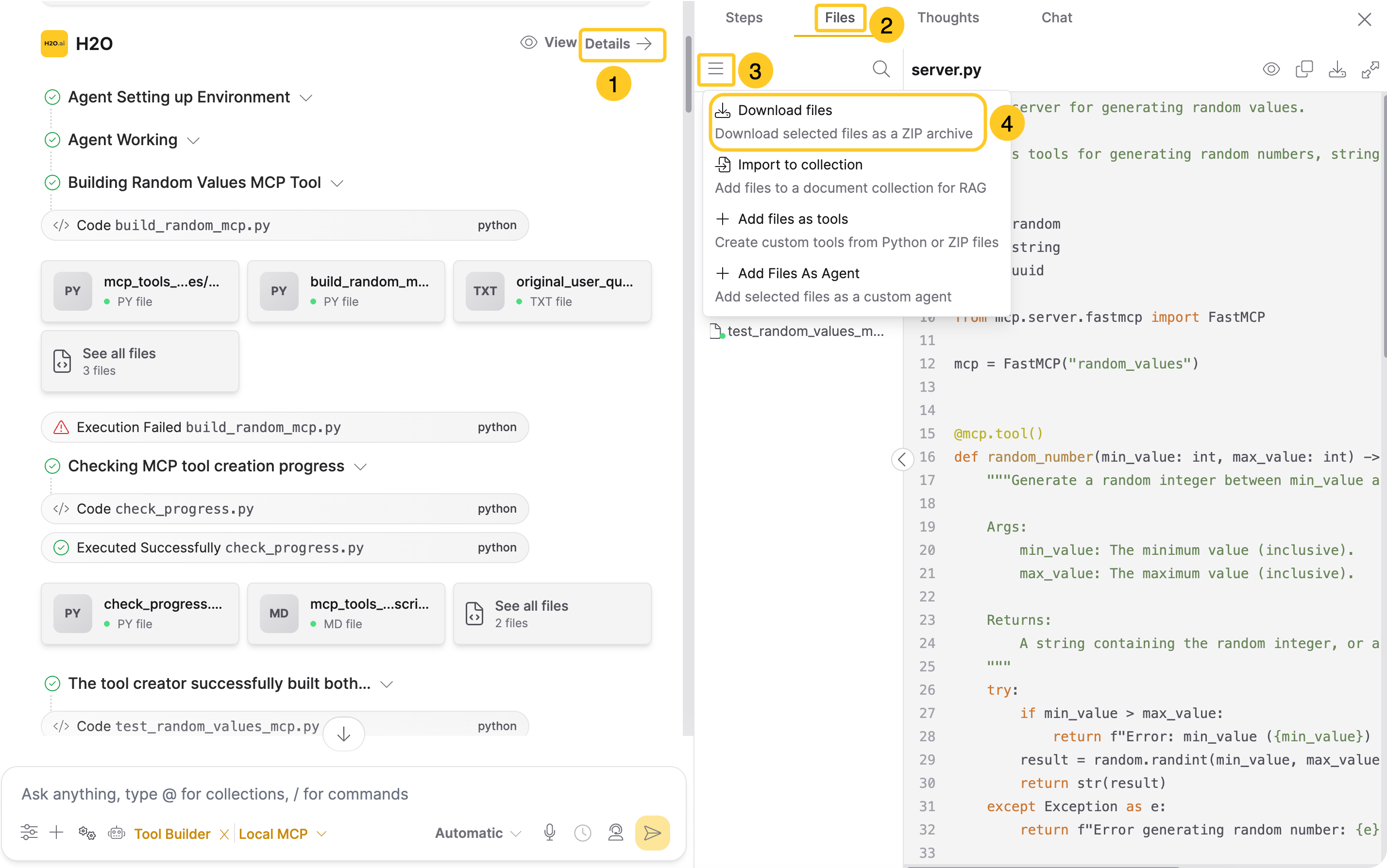Tool Builder generated files-b
