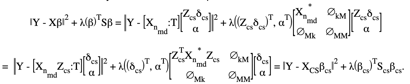 Decomposed objective function