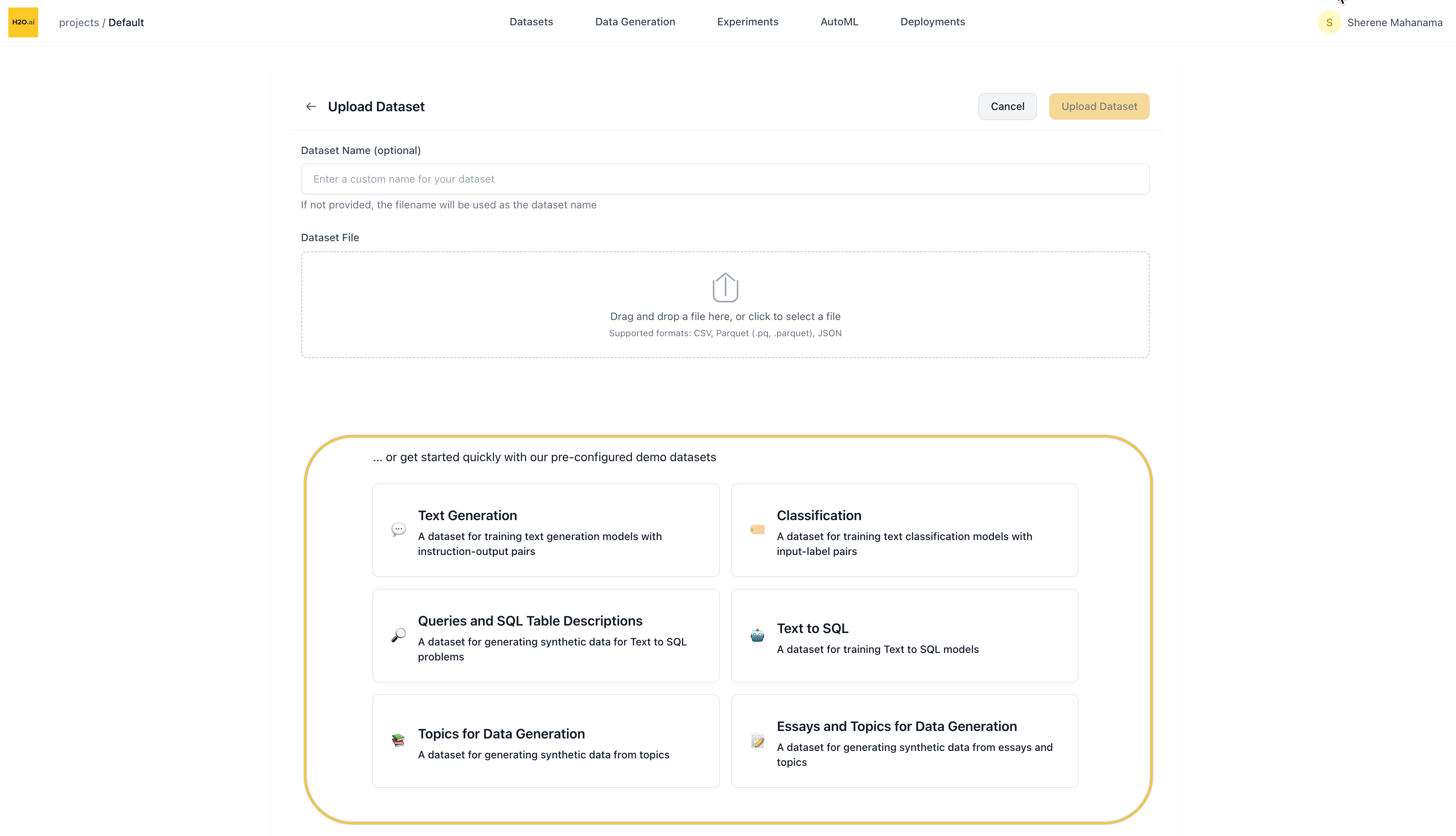 demo-datasets