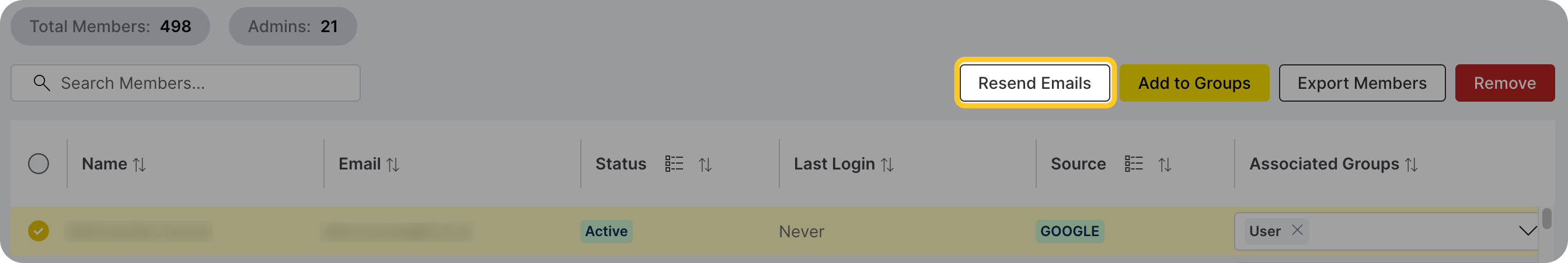 resend emails