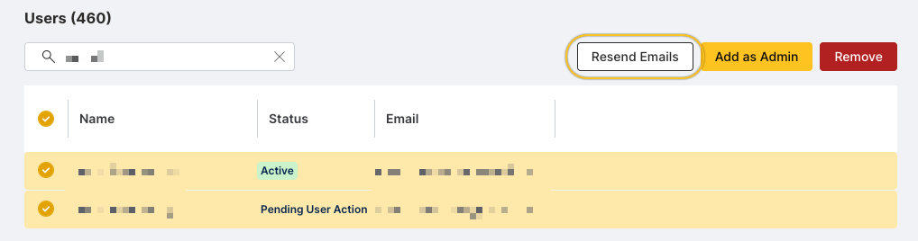 resend emails