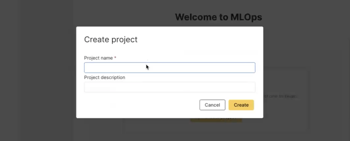 New project