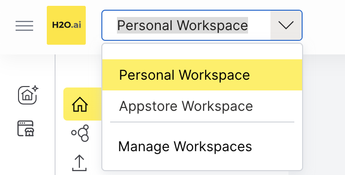 Select workspace